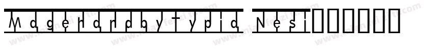 MagehandbyTypia Nesi字体转换